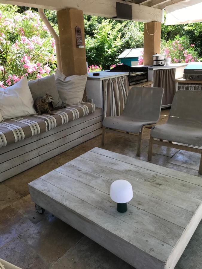 Bed and Breakfast L'Atelier Des Coudelieres Le Thor Exterior foto